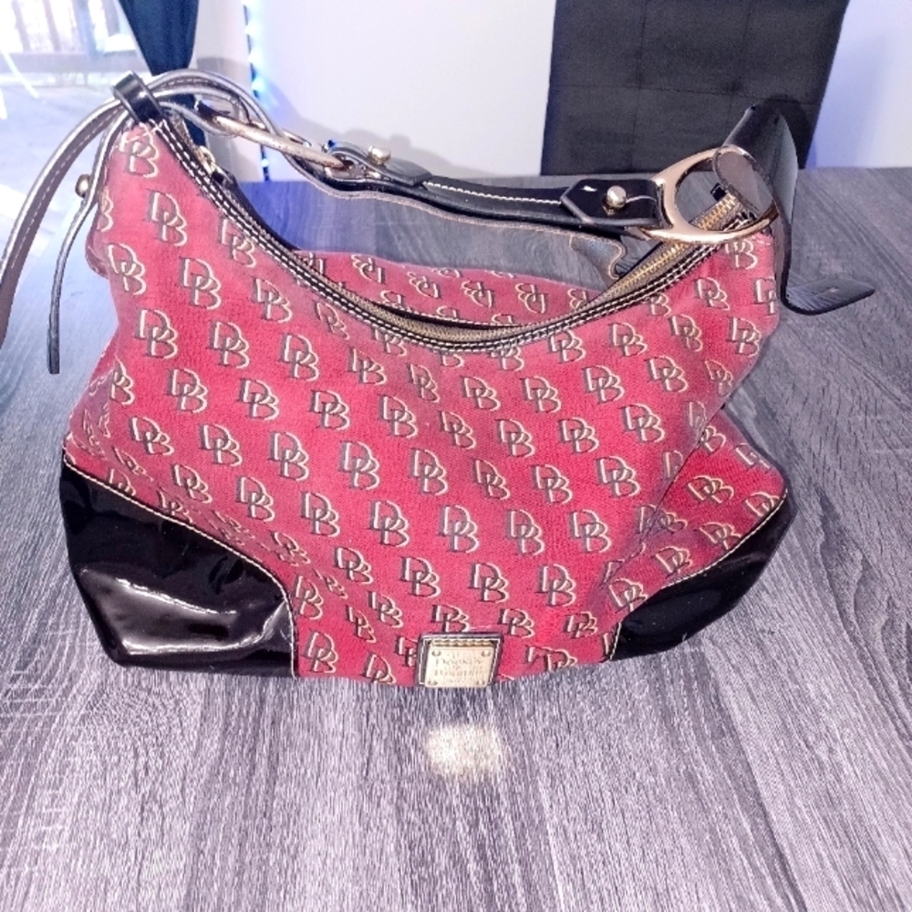 Dooney & Bourke - Used-  Full Size Canvas Purse - Picture 2 of 16